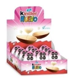 KINDER HUEVO SORPRESA NENA X 12 UNI